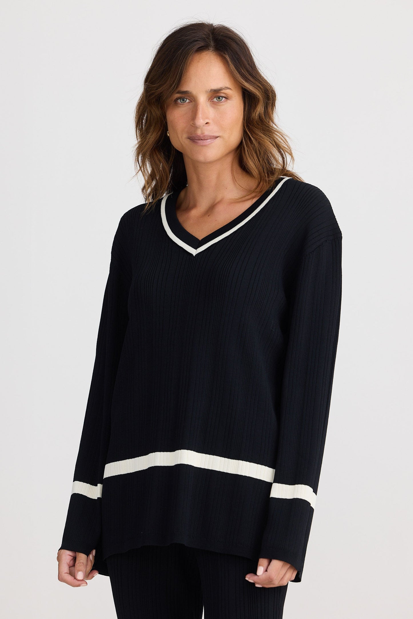 Attic Knit Top - Black